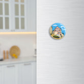 Vintage Baden – Halde – Magnet rund – Kunststoff – Reana.Design